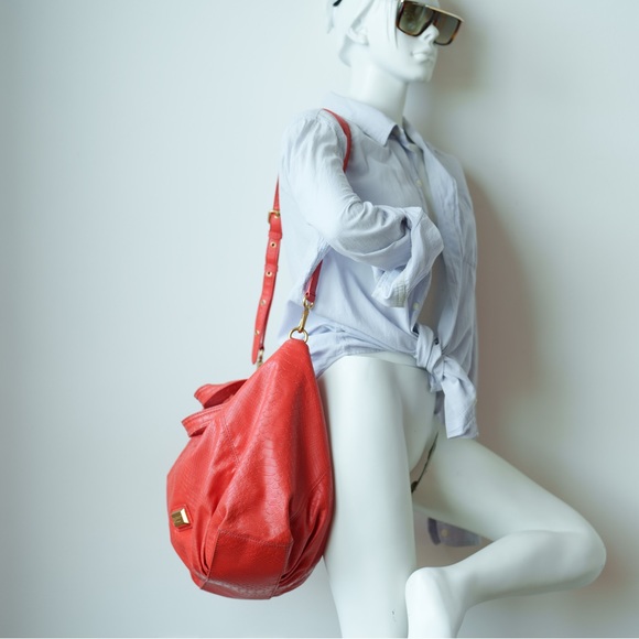 Marc by Marc Jacobs Sneaky Snake Franny Tote Orange - Picture 8 of 13